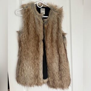 Zara Trafaluc Faux Fur Vest